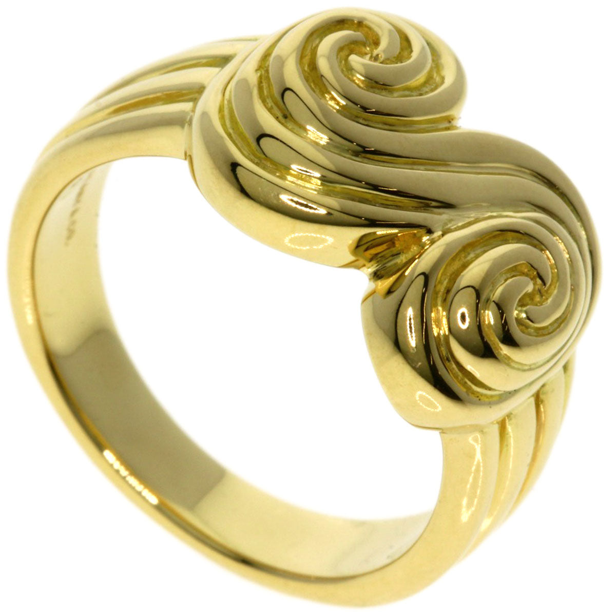 TIFFANY&Co.   Ring tornado K18 Yellow Gold Ladies