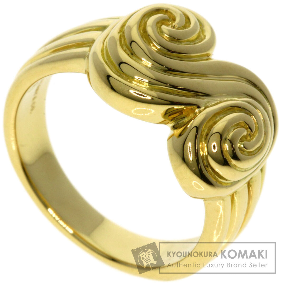 TIFFANY&Co.   Ring tornado K18 Yellow Gold Ladies