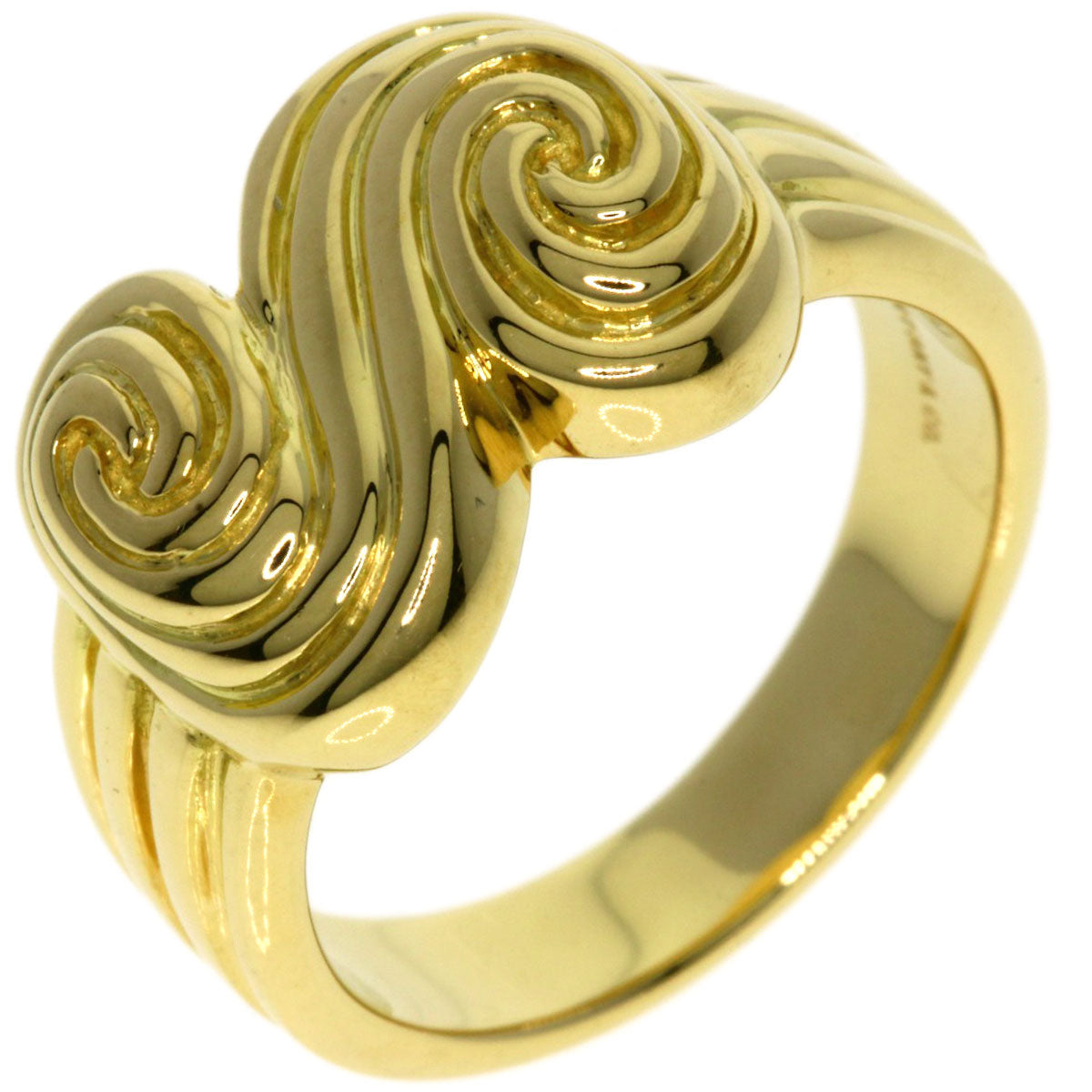 TIFFANY&Co.   Ring tornado K18 Yellow Gold Ladies