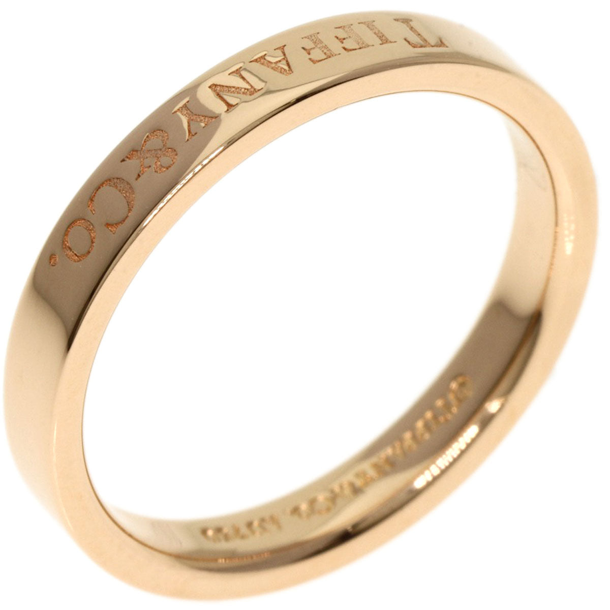 TIFFANY&Co.   Ring Flat band K18 Pink Gold Ladies