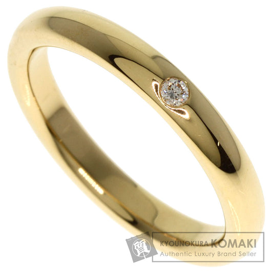 TIFFANY&Co.   Ring Classic Band 1P Diamond K18 Yellow Gold Ladies