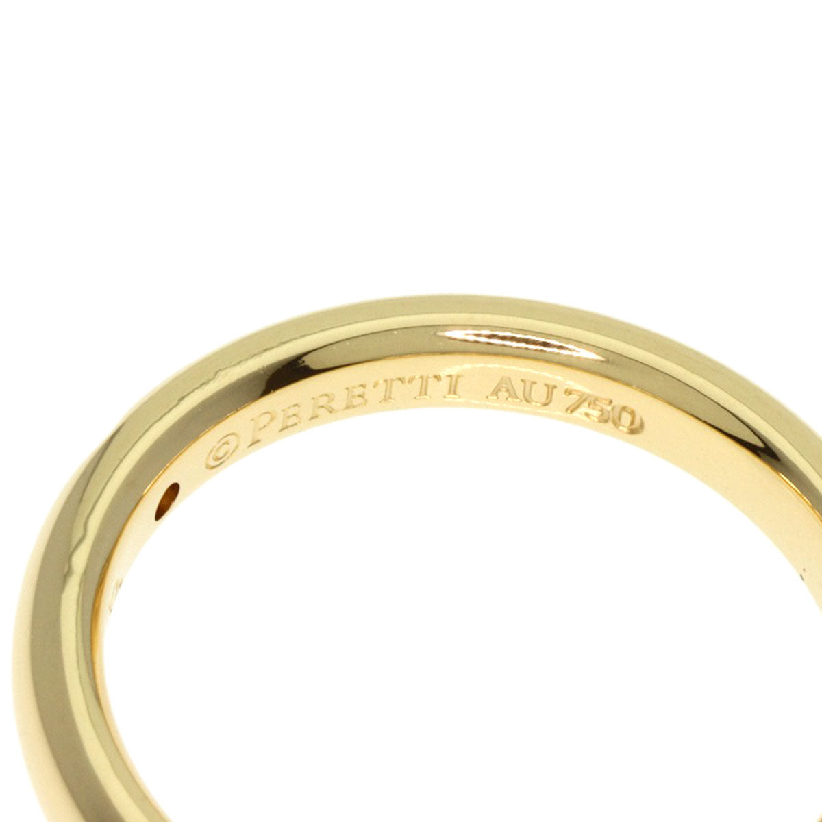 TIFFANY&Co.   Ring Stacking band 1P Diamond K18 Yellow Gold Ladies