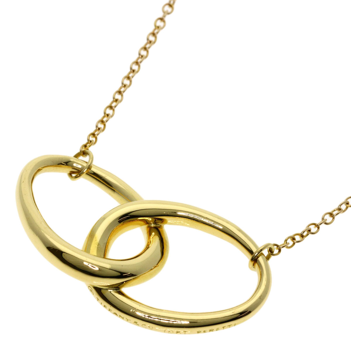 TIFFANY&Co.   Necklace Double loop K18 Yellow Gold Ladies