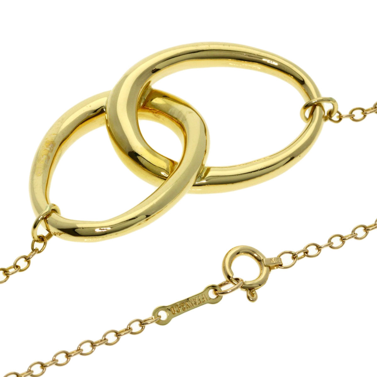 TIFFANY&Co.   Necklace Double loop K18 Yellow Gold Ladies