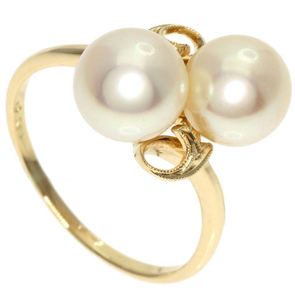 MIKIMOTO   Ring Pearl Pearl K14 Yellow Gold Ladies