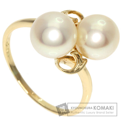 MIKIMOTO   Ring Pearl Pearl K14 Yellow Gold Ladies