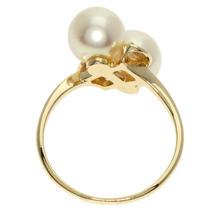 MIKIMOTO   Ring Pearl Pearl K14 Yellow Gold Ladies