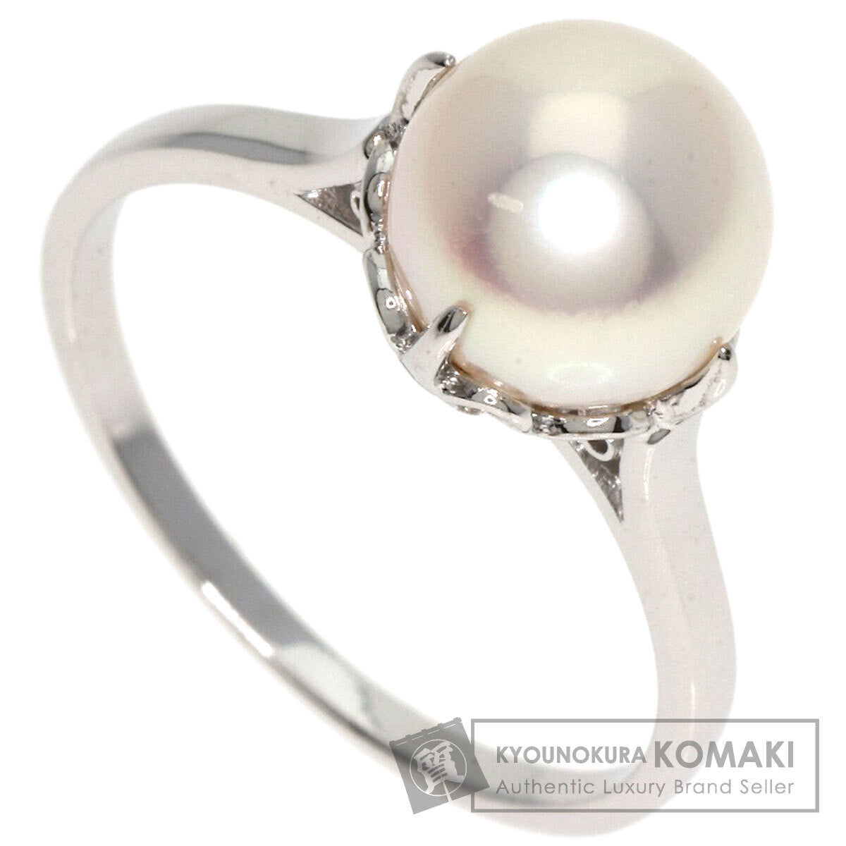 MIKIMOTO   Ring Pearl Pearl K14 White Gold Ladies