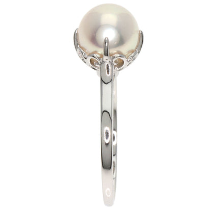 MIKIMOTO   Ring Pearl Pearl K14 White Gold Ladies