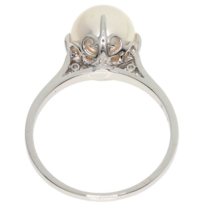 MIKIMOTO   Ring Pearl Pearl K14 White Gold Ladies