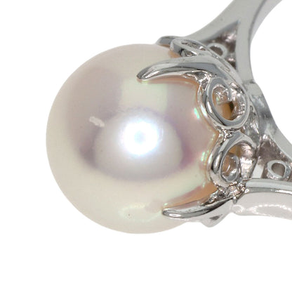 MIKIMOTO   Ring Pearl Pearl K14 White Gold Ladies