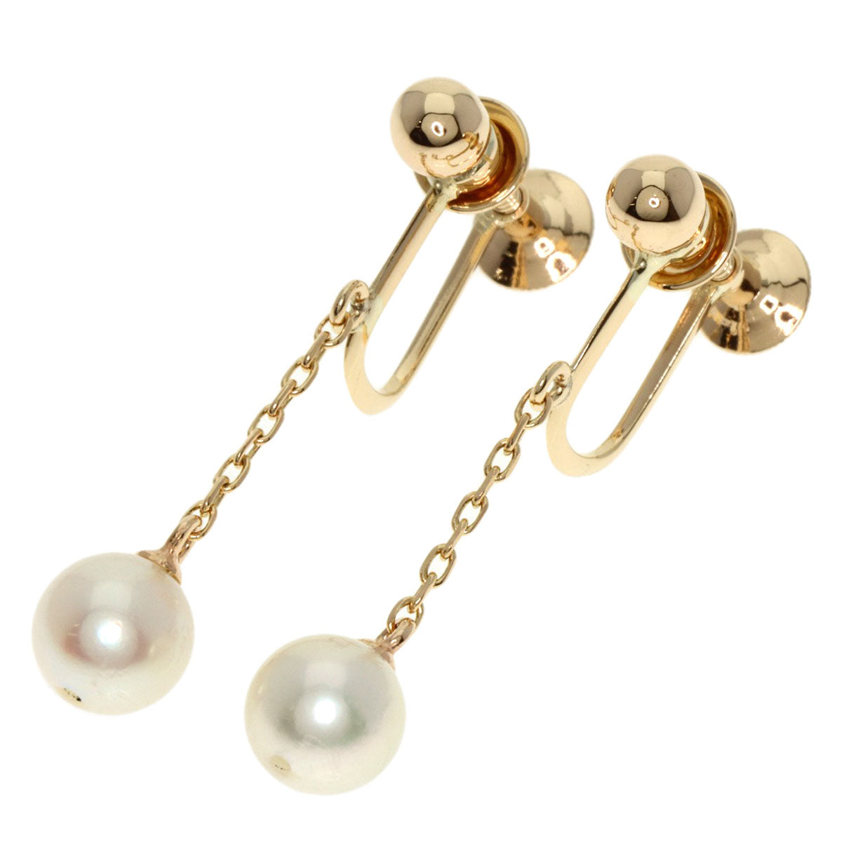 TASAKI   Earring Pearl Pearl K14 Yellow Gold Ladies