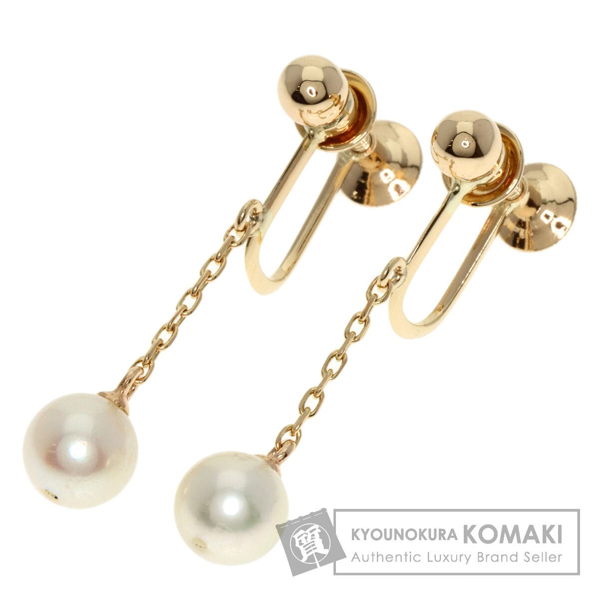 TASAKI   Earring Pearl Pearl K14 Yellow Gold Ladies