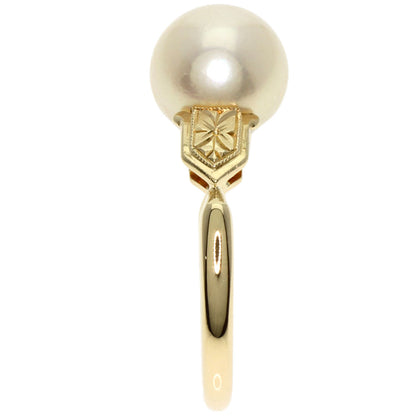 MIKIMOTO   Ring Pearl Pearl K14 Yellow Gold Ladies