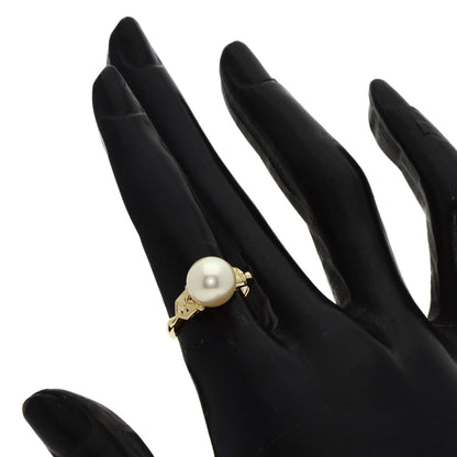 MIKIMOTO   Ring Pearl Pearl K14 Yellow Gold Ladies