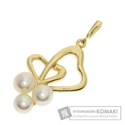 MIKIMOTO   Pendant top Pearl Pearl K18 Yellow Gold Ladies