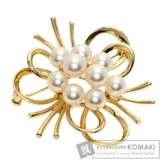 MIKIMOTO   Brooch Pearl Pearl K14 Yellow Gold Ladies