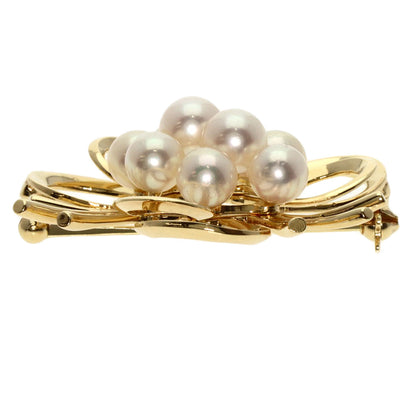 MIKIMOTO   Brooch Pearl Pearl K14 Yellow Gold Ladies