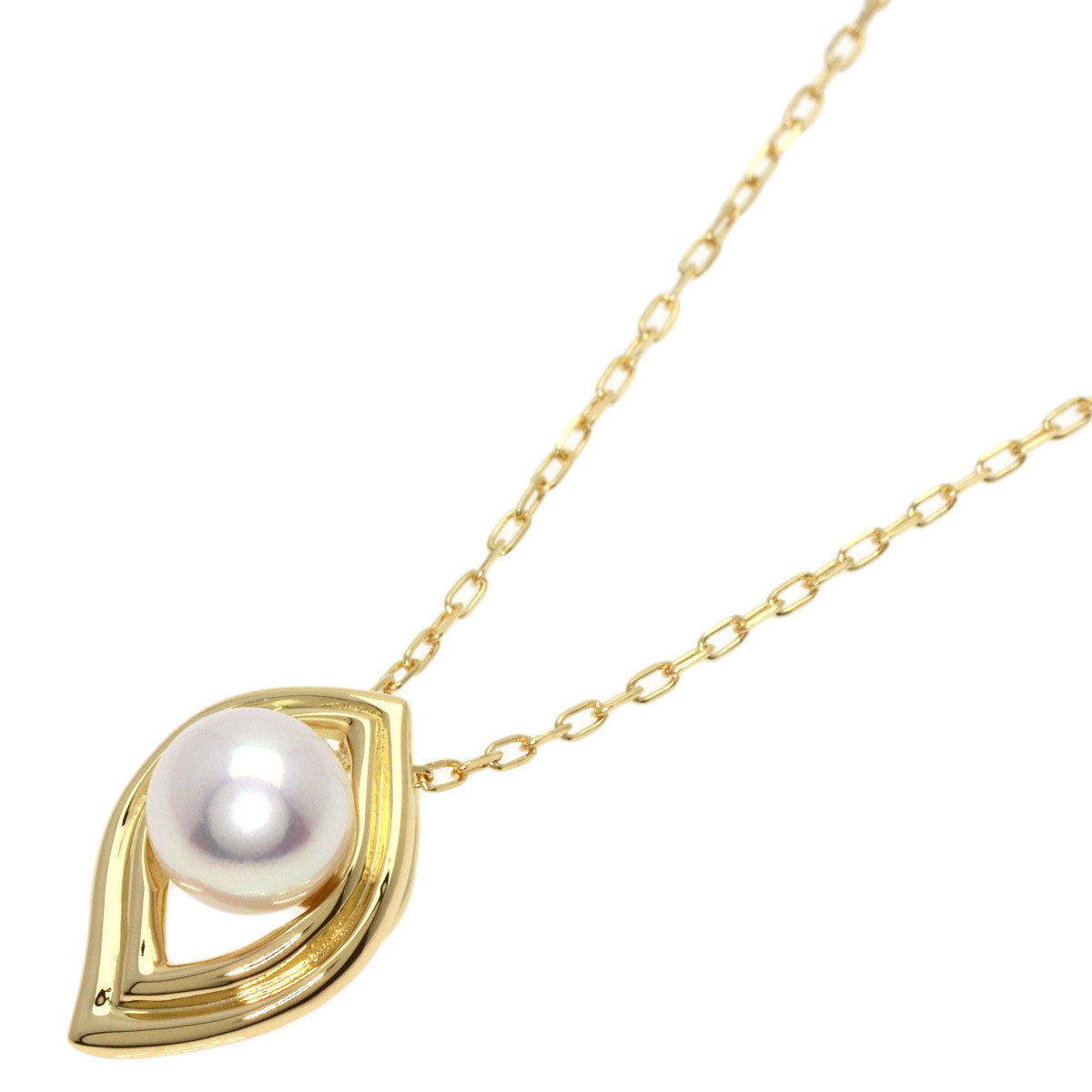 MIKIMOTO   Necklace Pearl Pearl K18 Yellow Gold Ladies