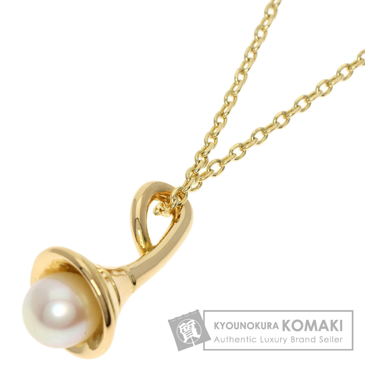 MIKIMOTO   Necklace Pearl Pearl K18 Yellow Gold Ladies