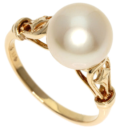 MIKIMOTO   Ring Pearl Pearl K14 Yellow Gold Ladies