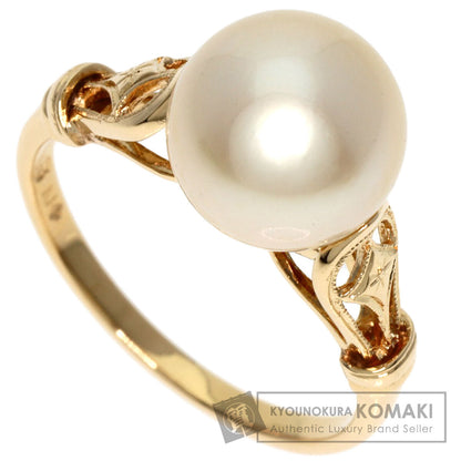 MIKIMOTO   Ring Pearl Pearl K14 Yellow Gold Ladies