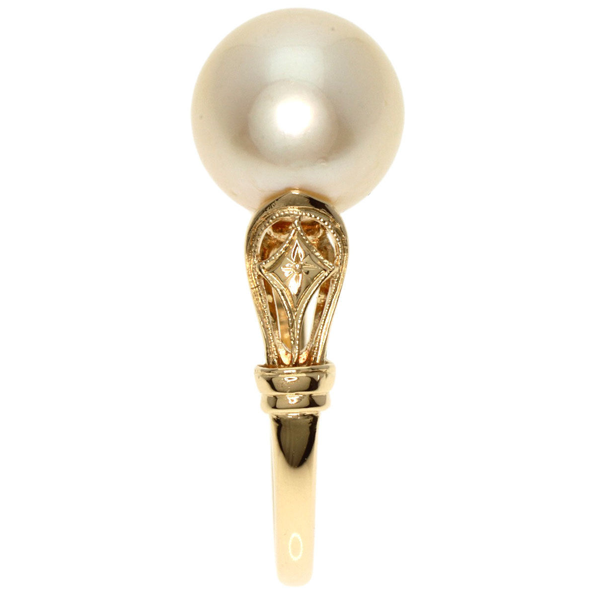 MIKIMOTO   Ring Pearl Pearl K14 Yellow Gold Ladies