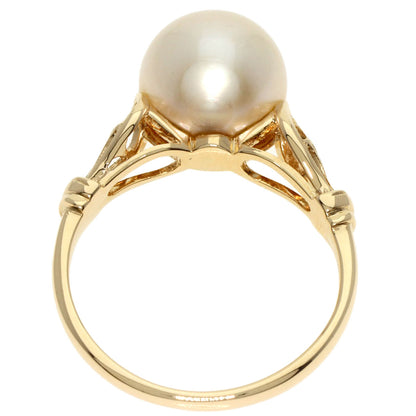 MIKIMOTO   Ring Pearl Pearl K14 Yellow Gold Ladies