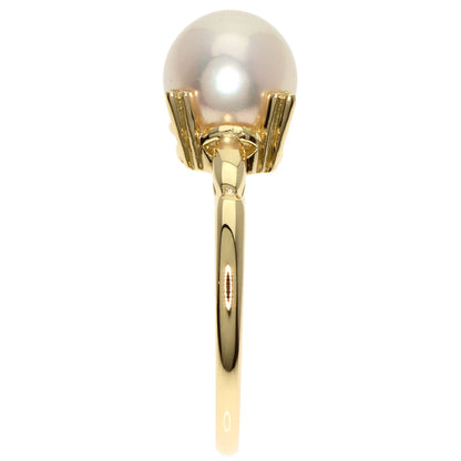 MIKIMOTO   Ring Pearl Pearl K14 Yellow Gold Ladies