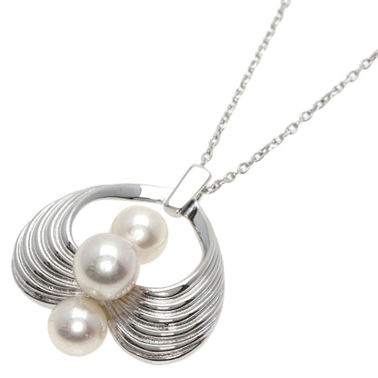 MIKIMOTO   Necklace Pearl Pearl K14 White Gold Ladies