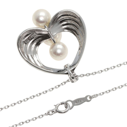 MIKIMOTO   Necklace Pearl Pearl K14 White Gold Ladies