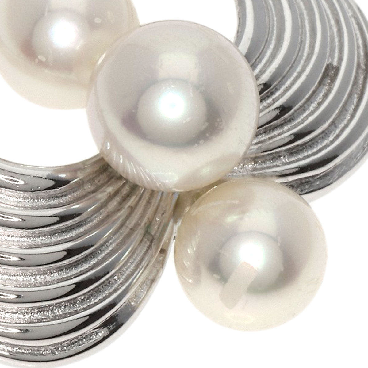 MIKIMOTO   Necklace Pearl Pearl K14 White Gold Ladies