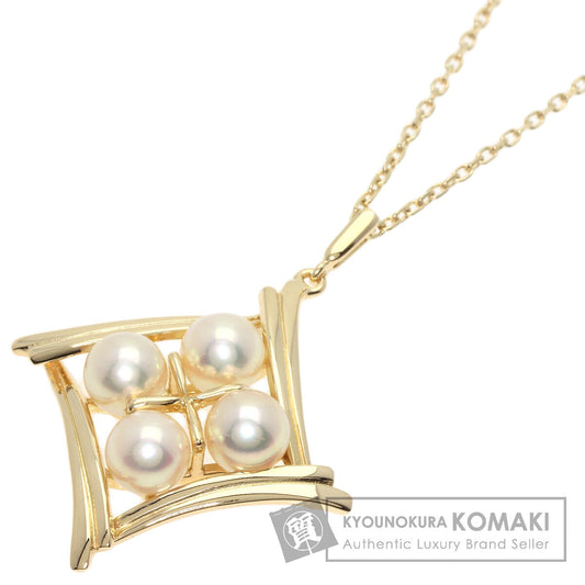 MIKIMOTO   Necklace Pearl Pearl K14 Yellow Gold Ladies