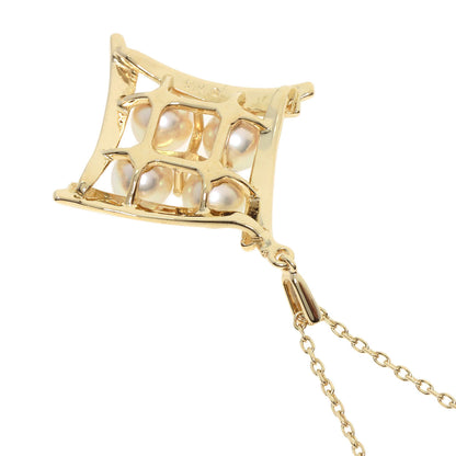 MIKIMOTO   Necklace Pearl Pearl K14 Yellow Gold Ladies