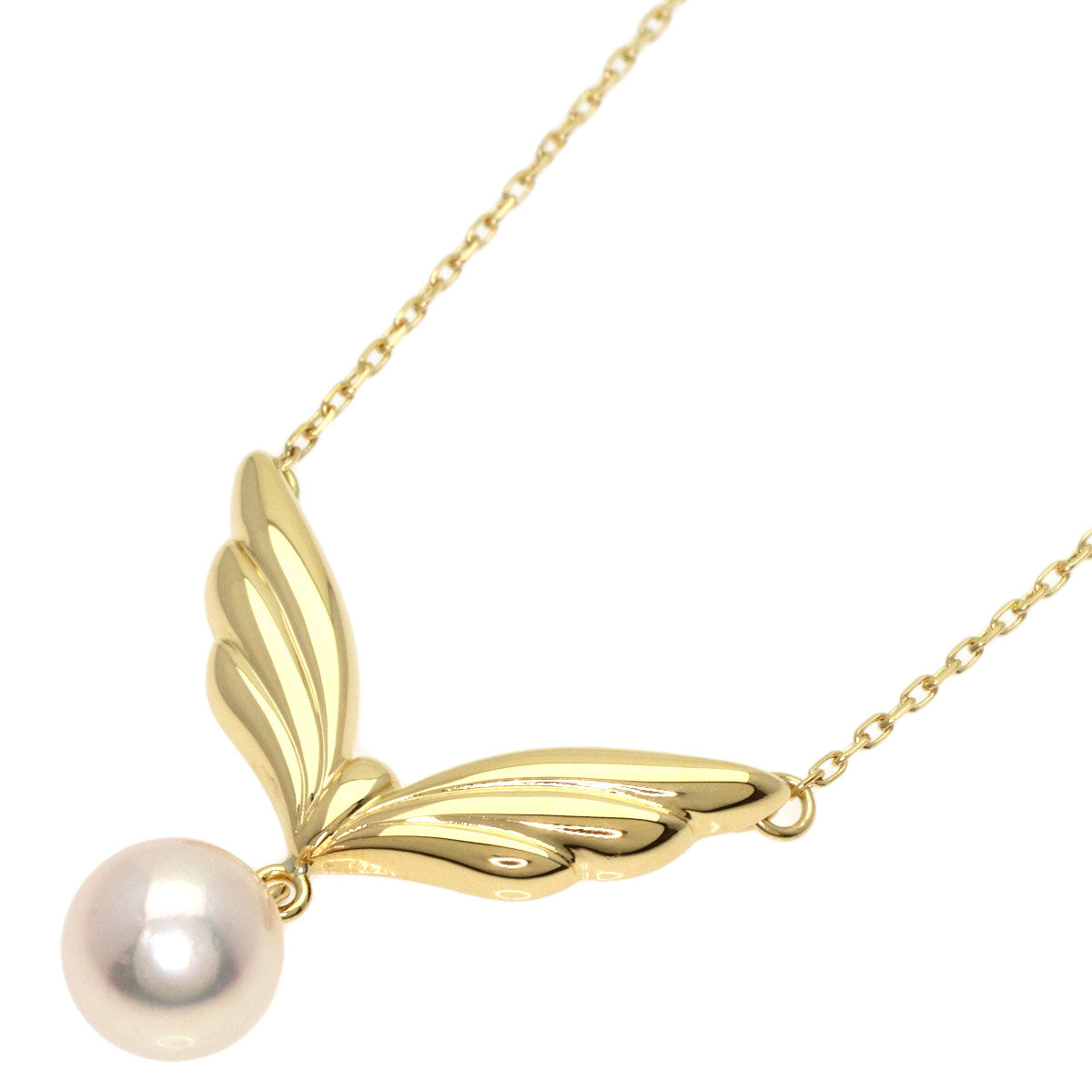 MIKIMOTO   Necklace Pearl Pearl K18 Yellow Gold Ladies