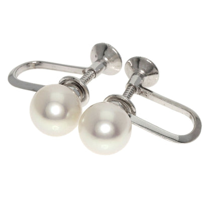 MIKIMOTO   Earring Pearl Pearl K14 White Gold Ladies