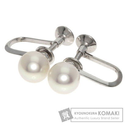 MIKIMOTO   Earring Pearl Pearl K14 White Gold Ladies