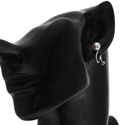 MIKIMOTO   Earring Pearl Pearl K14 White Gold Ladies