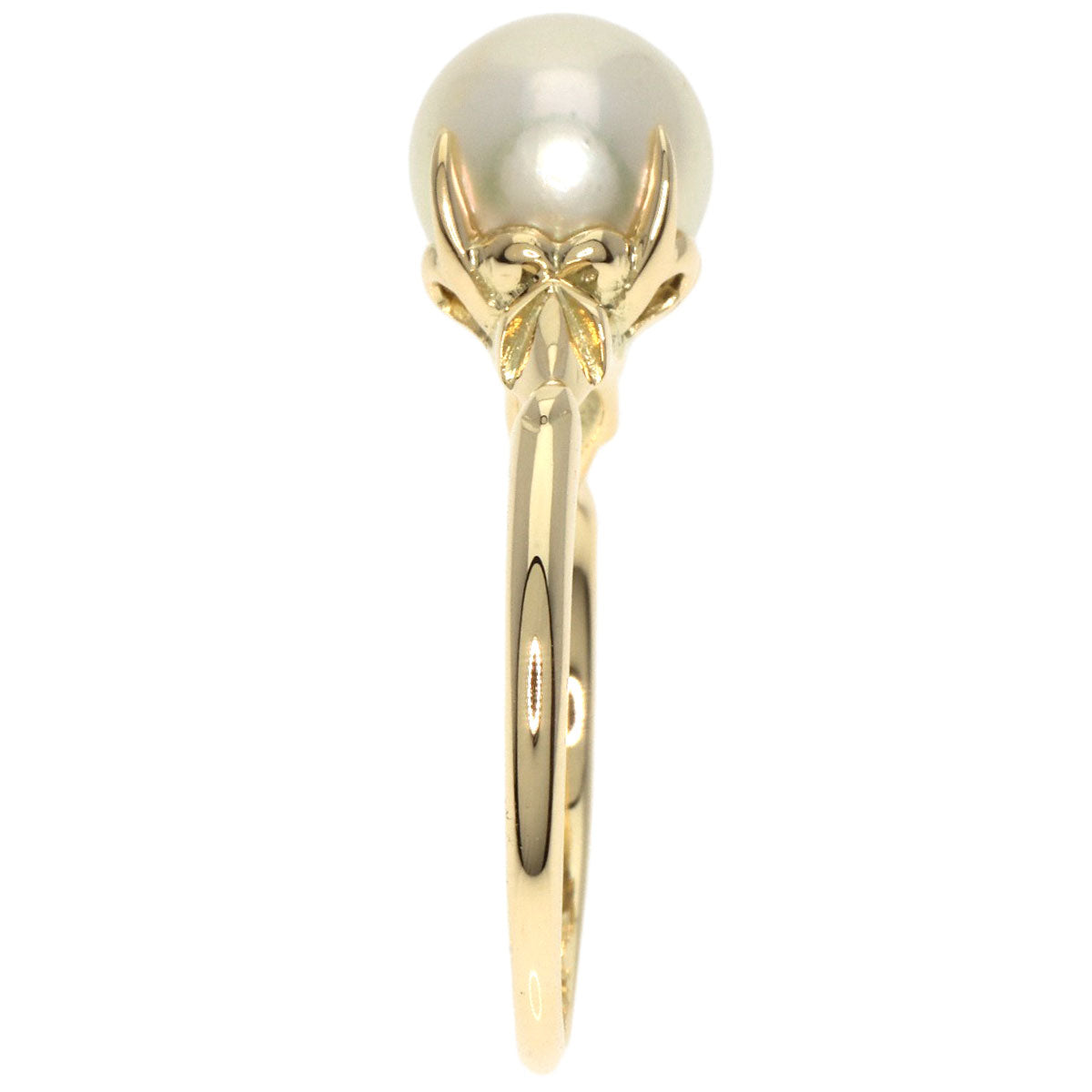 MIKIMOTO   Ring Pearl Pearl K14 Yellow Gold Ladies