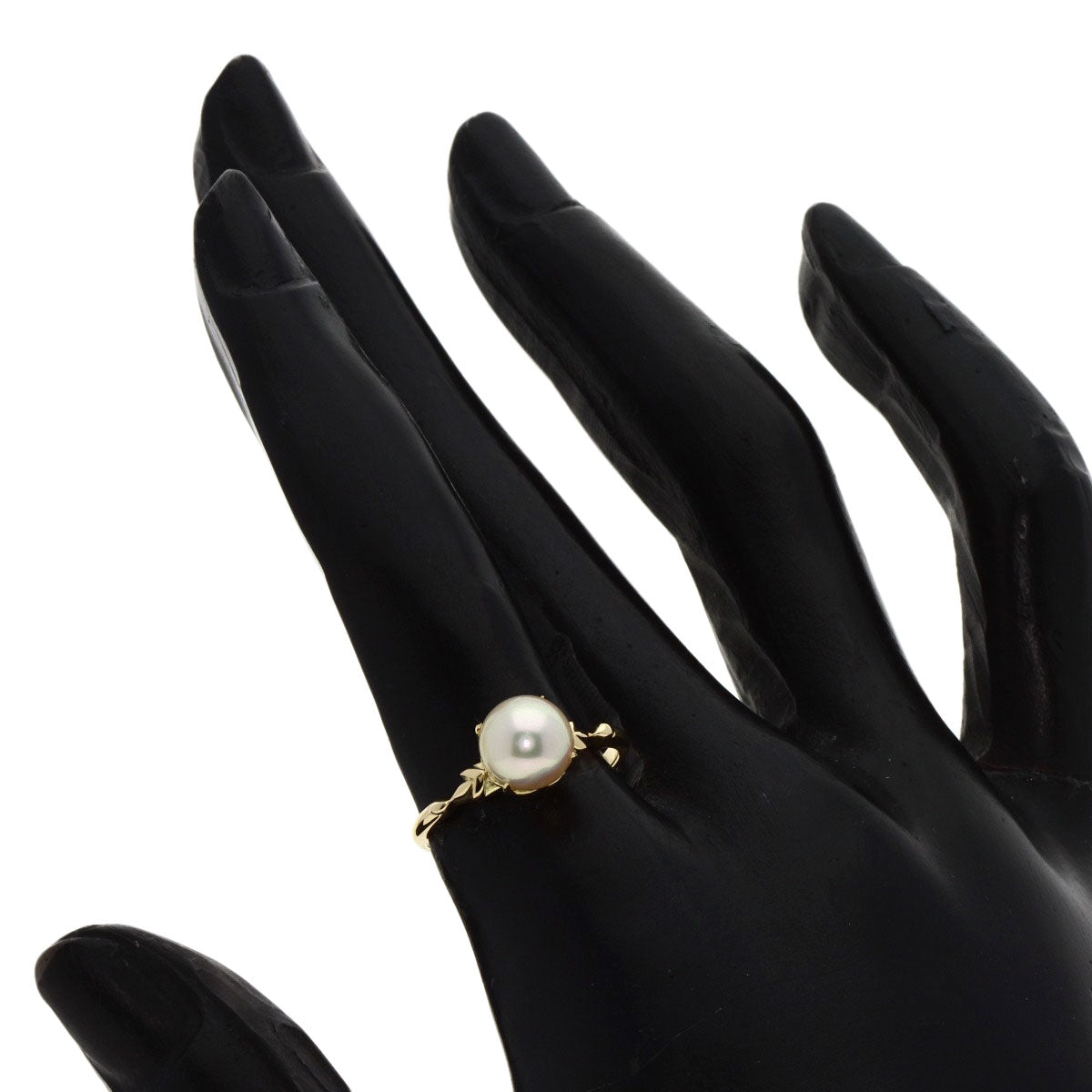 MIKIMOTO   Ring Pearl Pearl K14 Yellow Gold Ladies