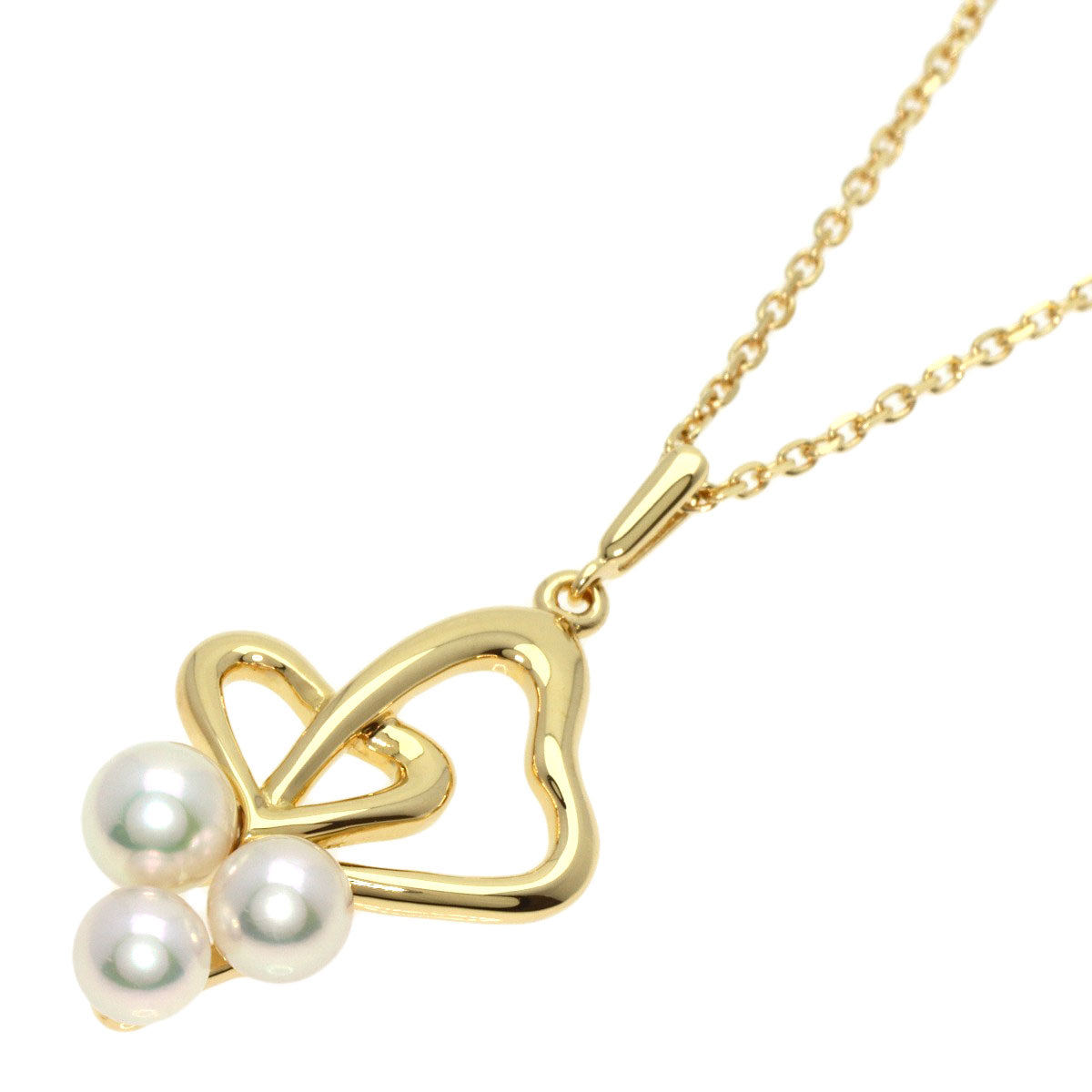 MIKIMOTO   Necklace Pearl Pearl K18 Yellow Gold Ladies