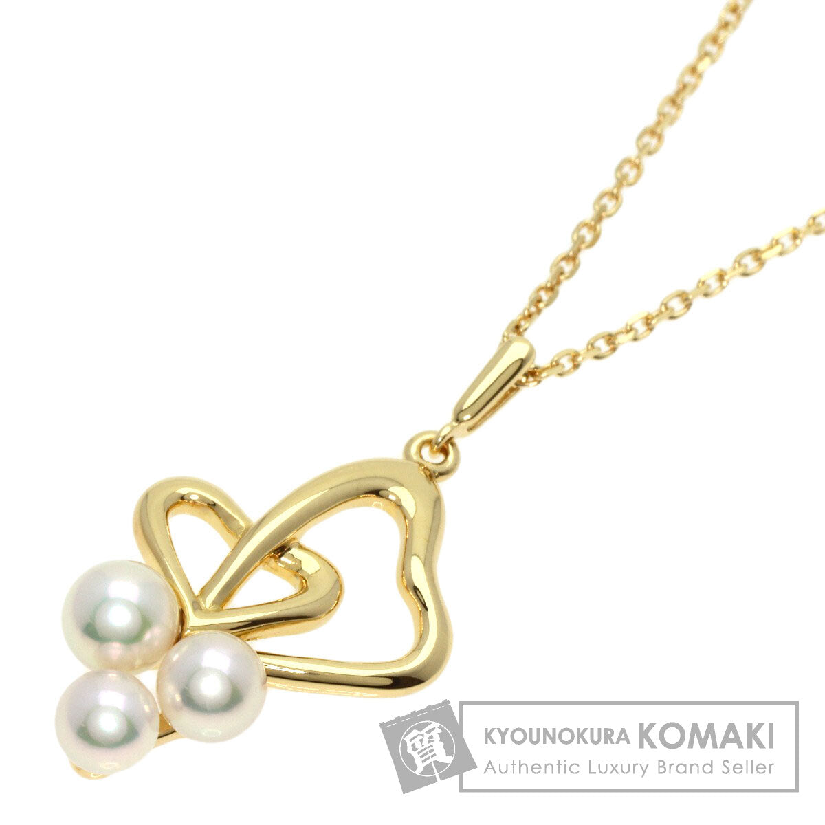 MIKIMOTO   Necklace Pearl Pearl K18 Yellow Gold Ladies