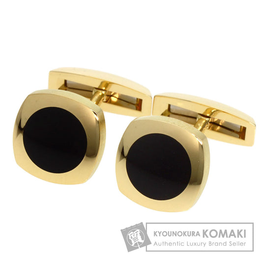 Chaumet   cuffs Onyx K18 Yellow Gold mens