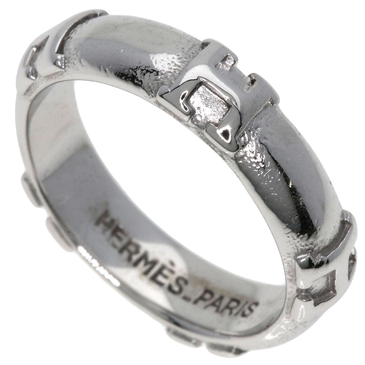 HERMES   Ring Fidelite # 47 K18 White Gold Ladies