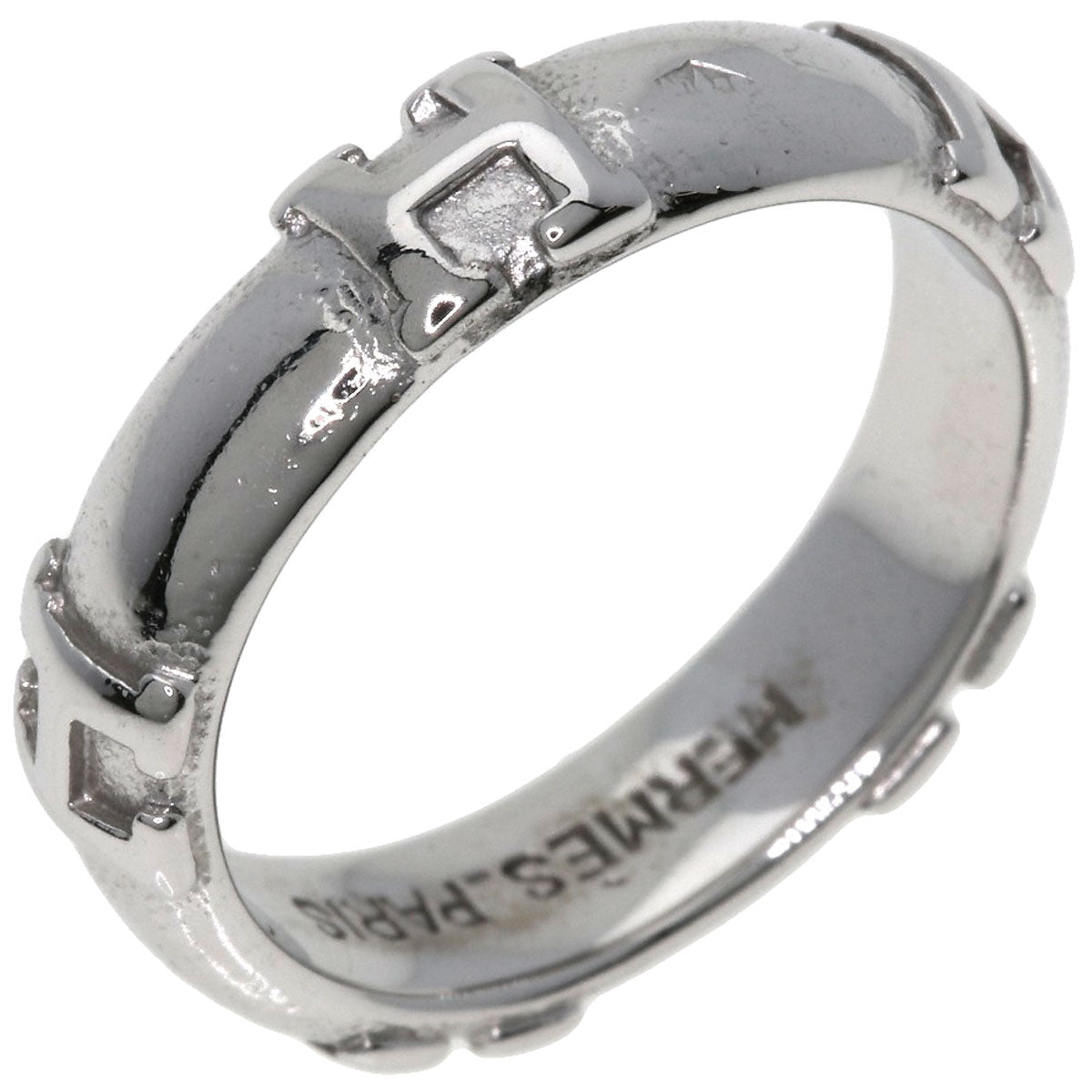 HERMES   Ring Fidelite # 47 K18 White Gold Ladies