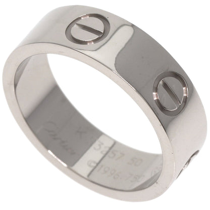 CARTIER   Ring love ring #50 K18 White Gold Ladies