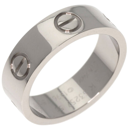 CARTIER   Ring love ring #50 K18 White Gold Ladies