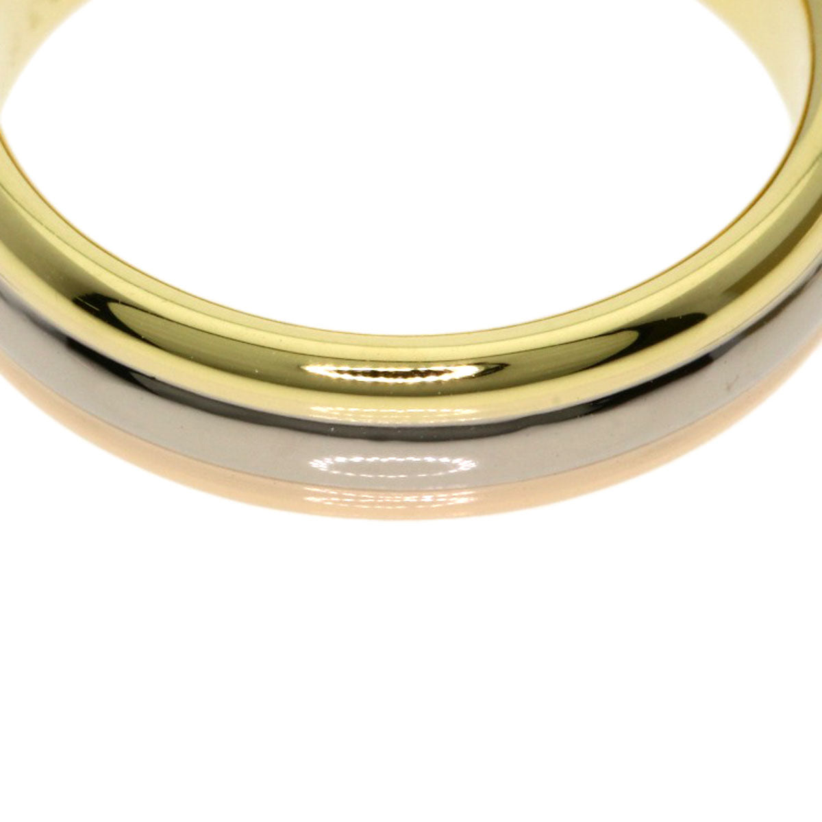 CARTIER Three colors # 49 Ring K18 Yellow Gold K18 White GoldLadies [Used]