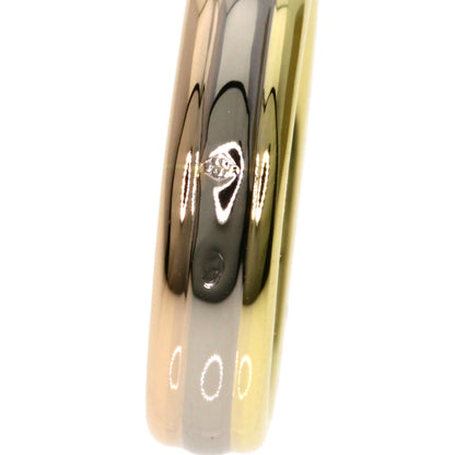 CARTIER Three colors # 49 Ring K18 Yellow Gold K18 White GoldLadies [Used]