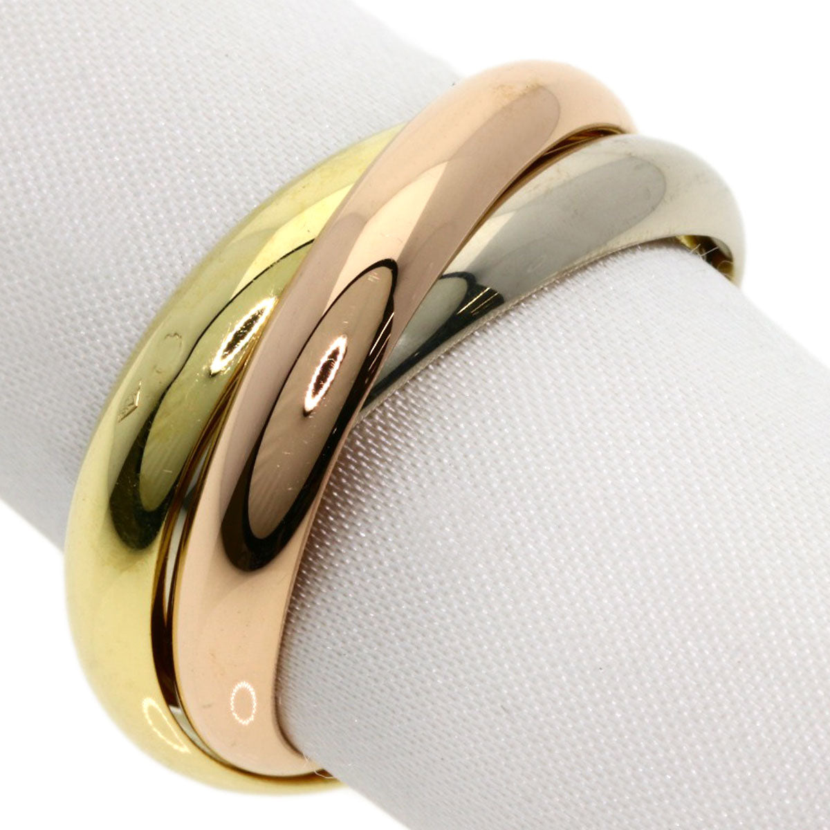 CARTIER   Ring Trinity #60 K18 Yellow Gold 18K Pink GoldLadies